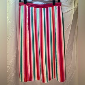 J.crew multicolor stripe skirt size 4 NWT
